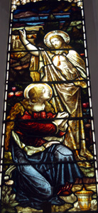 Christ and Mary Magdalene from the east window February 2010
